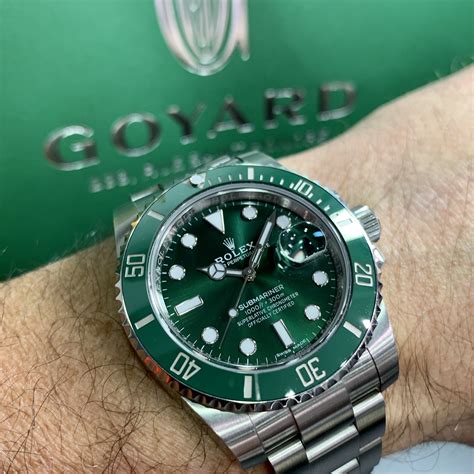 rolex submariner 2014 green|rolex submariner 41mm green bezel.